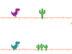 2 Player Dino Run
