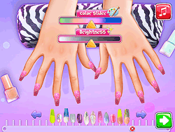 Blonde Princess Jelly Nails Spa