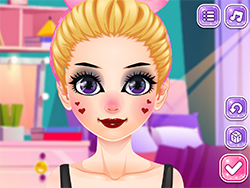 Blonde Sofia: Goth Makeover