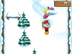 Smurfy Snowboard