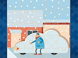 Snow Cars Jigsaw