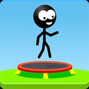 Trampoline Stickman